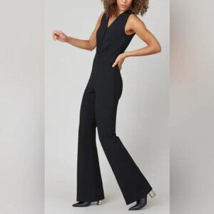SPANX Black Sleeveless Jumpsuit Streamlined Design